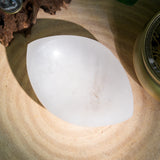 Selenite Oval Charging Bowl - Helmsman Crystal - Healing Crystal