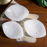Selenite Oval Charging Bowl - Helmsman Crystal - Healing Crystal