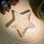 Selenite Pentagram - Helmsman Crystal - Healing Crystal