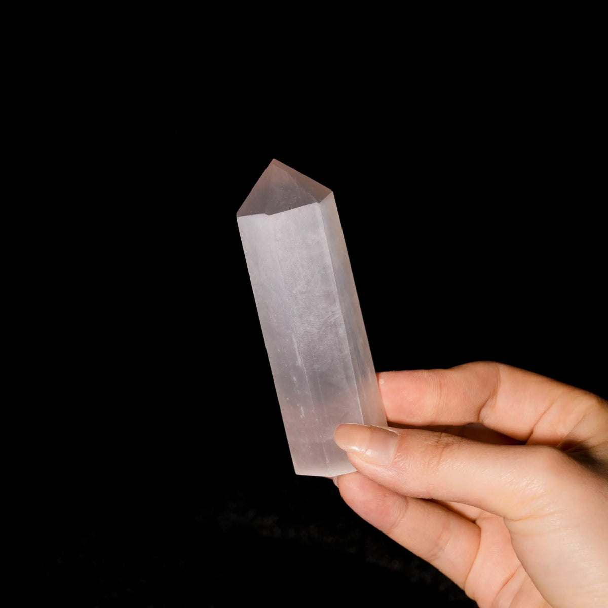 Selenite Point - helmsman - crystal
