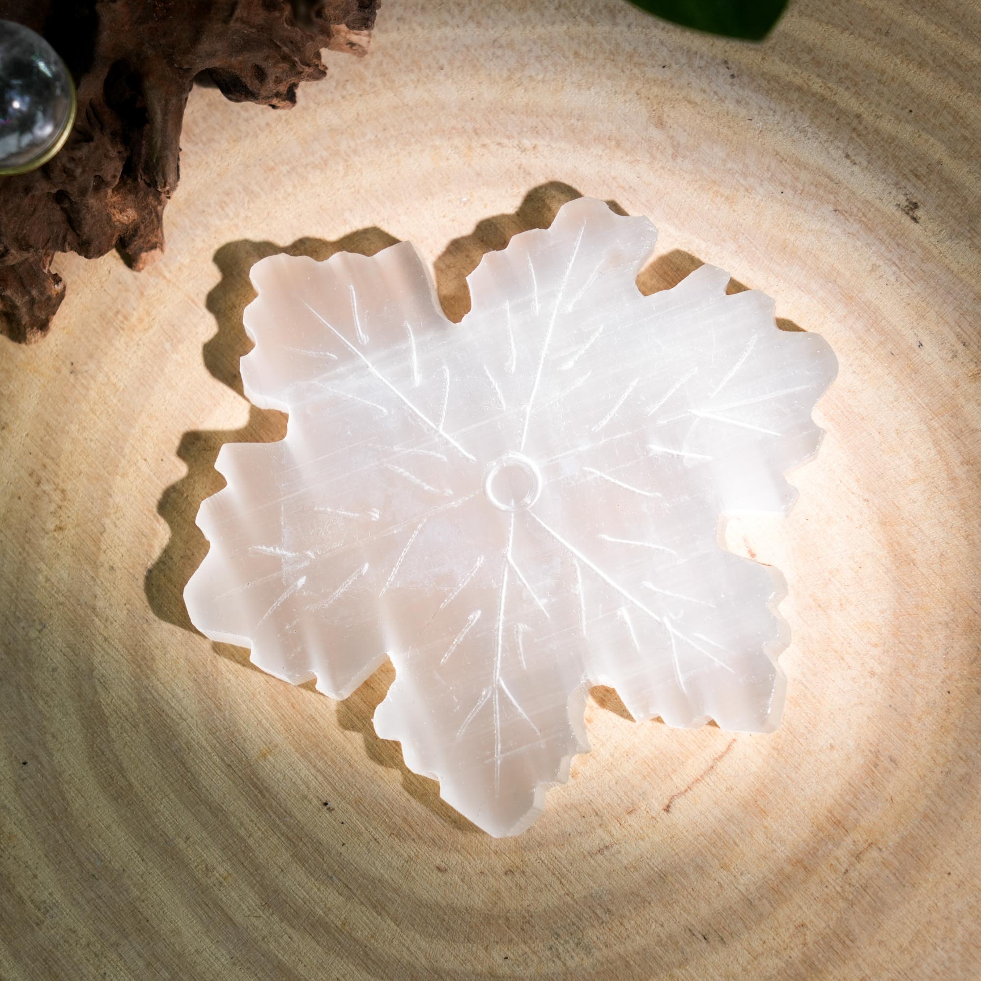 Selenite Snowflakes - helmsman - crystal