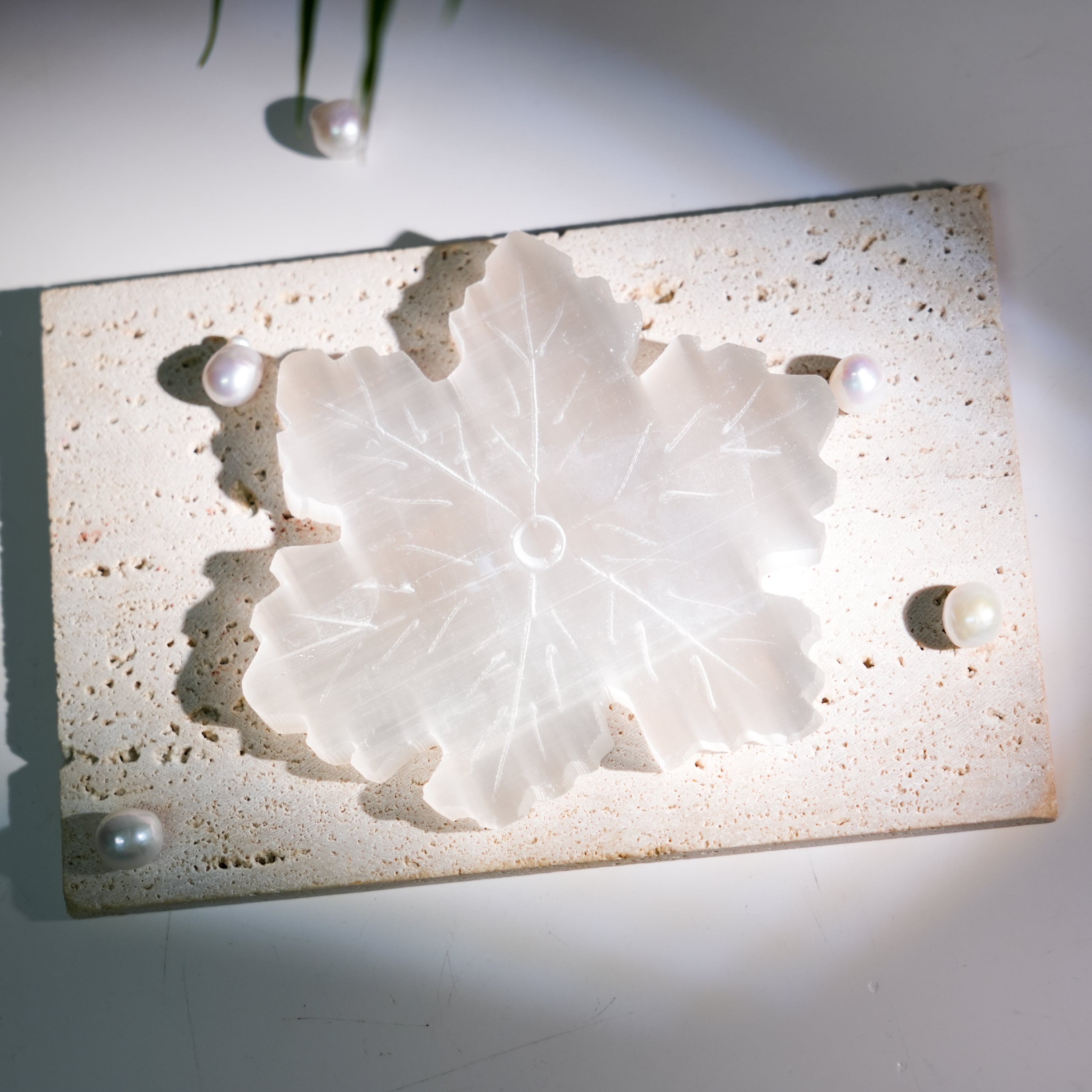 Selenite Snowflakes - Helmsman Crystal - Healing Crystal