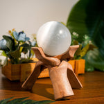 Selenite Sphere - helmsman - crystal