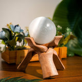 Selenite Sphere - helmsman - crystal