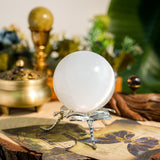 Selenite Sphere - helmsman - crystal