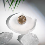 Selenite Sphere Holder - helmsman - crystal