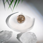 Selenite Sphere Holder - Helmsman Crystal - Healing Crystal