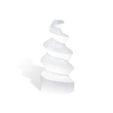 Selenite Spiral Tower - helmsman - crystal