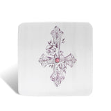 Selenite Square Charging Plate - helmsman - crystal