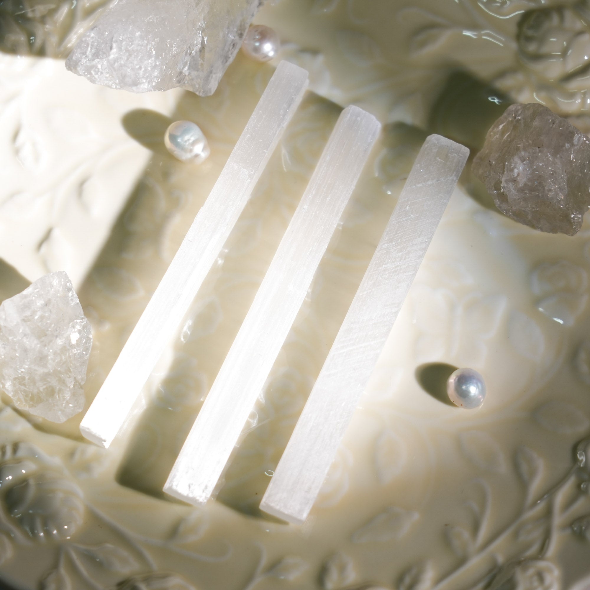 Selenite Stick - helmsman - crystal