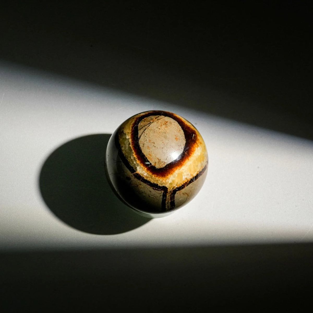 Septarian Sphere - helmsman - crystal