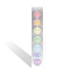 Seven Chakras Selenite Wand - helmsman - crystal