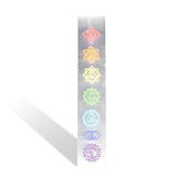 Seven Chakras Selenite Wand - helmsman - crystal