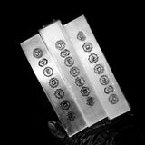 Seven Chakras Selenite Wand - helmsman - crystal