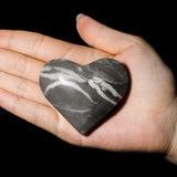 Shell Stone Heart - helmsman - crystal