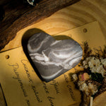 Shell Stone Heart - helmsman - crystal