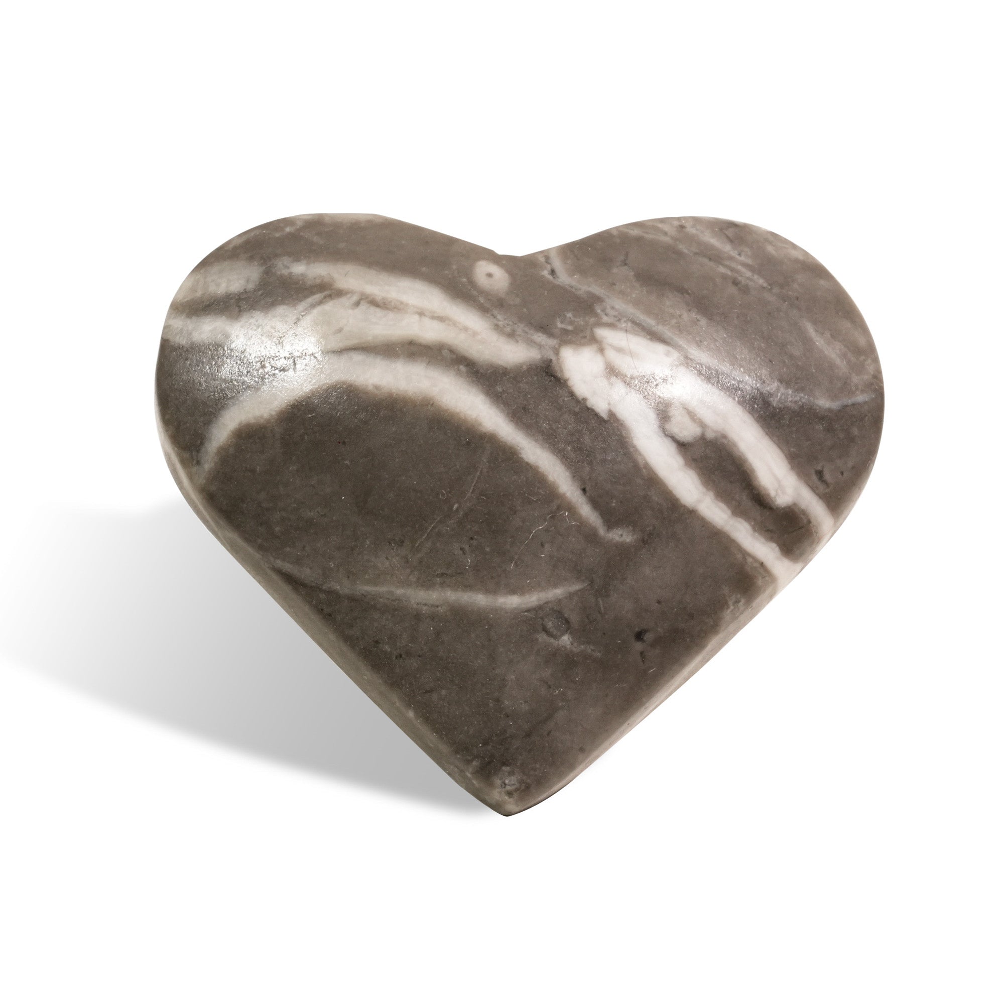 Shell Stone Heart - helmsman - crystal