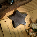 Silver Obsidian Pentagram - helmsman - crystal