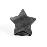 Silver Obsidian Pentagram - helmsman - crystal
