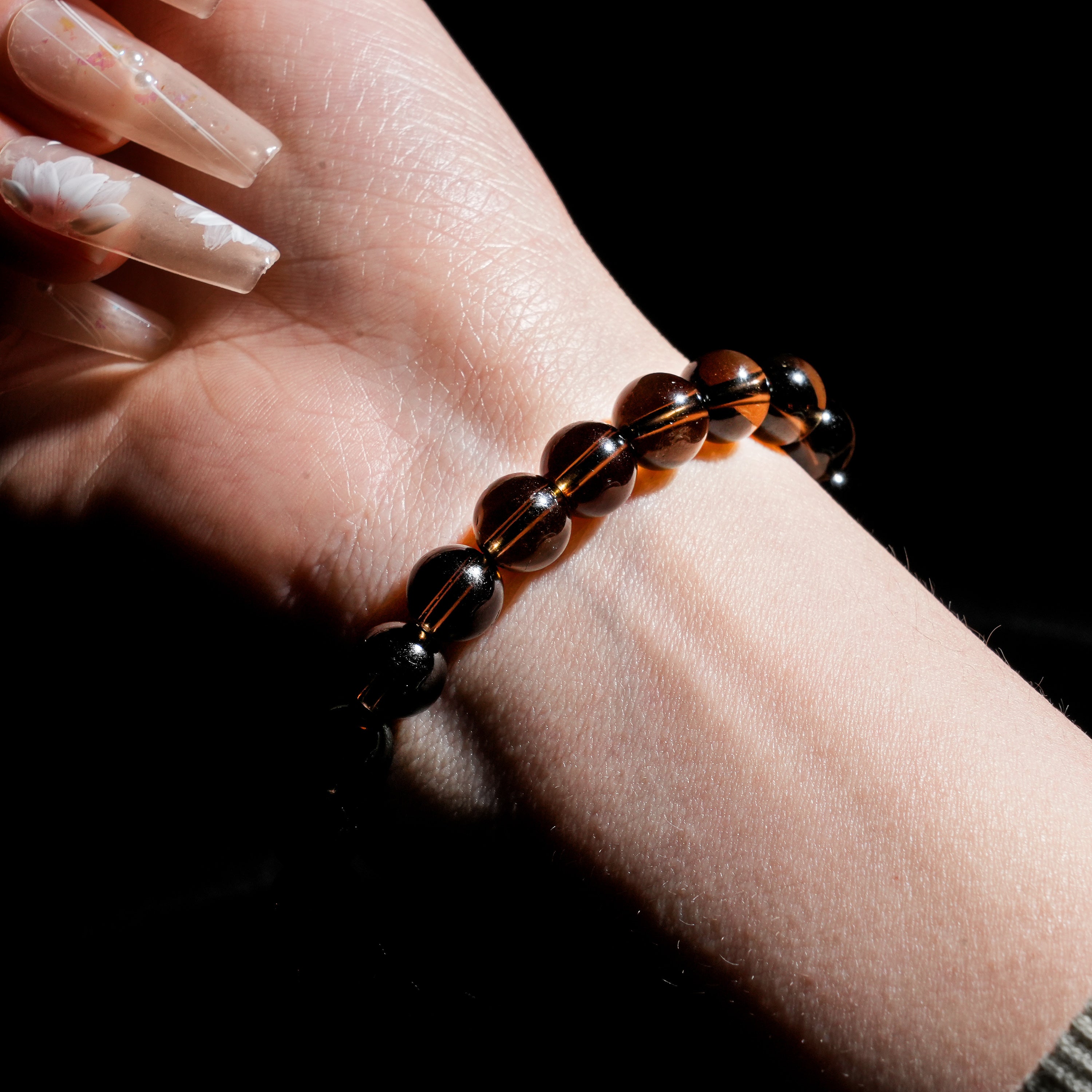 Smoky Quartz Bracelet-Helmsman Crystal