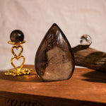 Smoky Quartz Flame Freeform - helmsman - crystal
