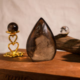 Smoky Quartz Flame Freeform - helmsman - crystal