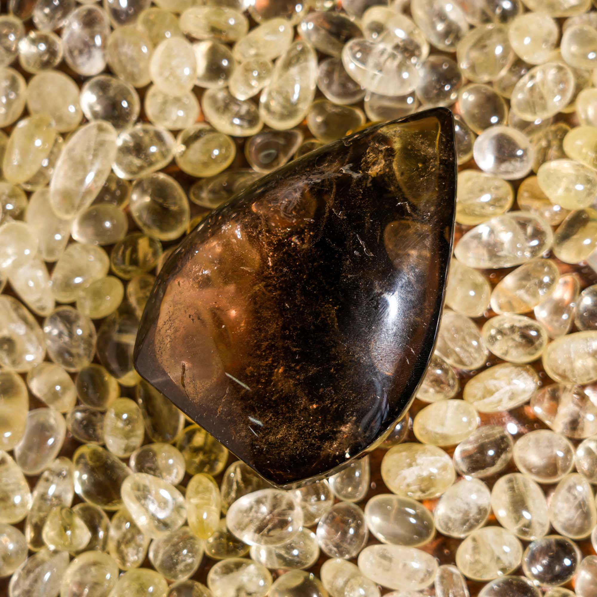 Smoky Quartz Flame Freeform - helmsman - crystal