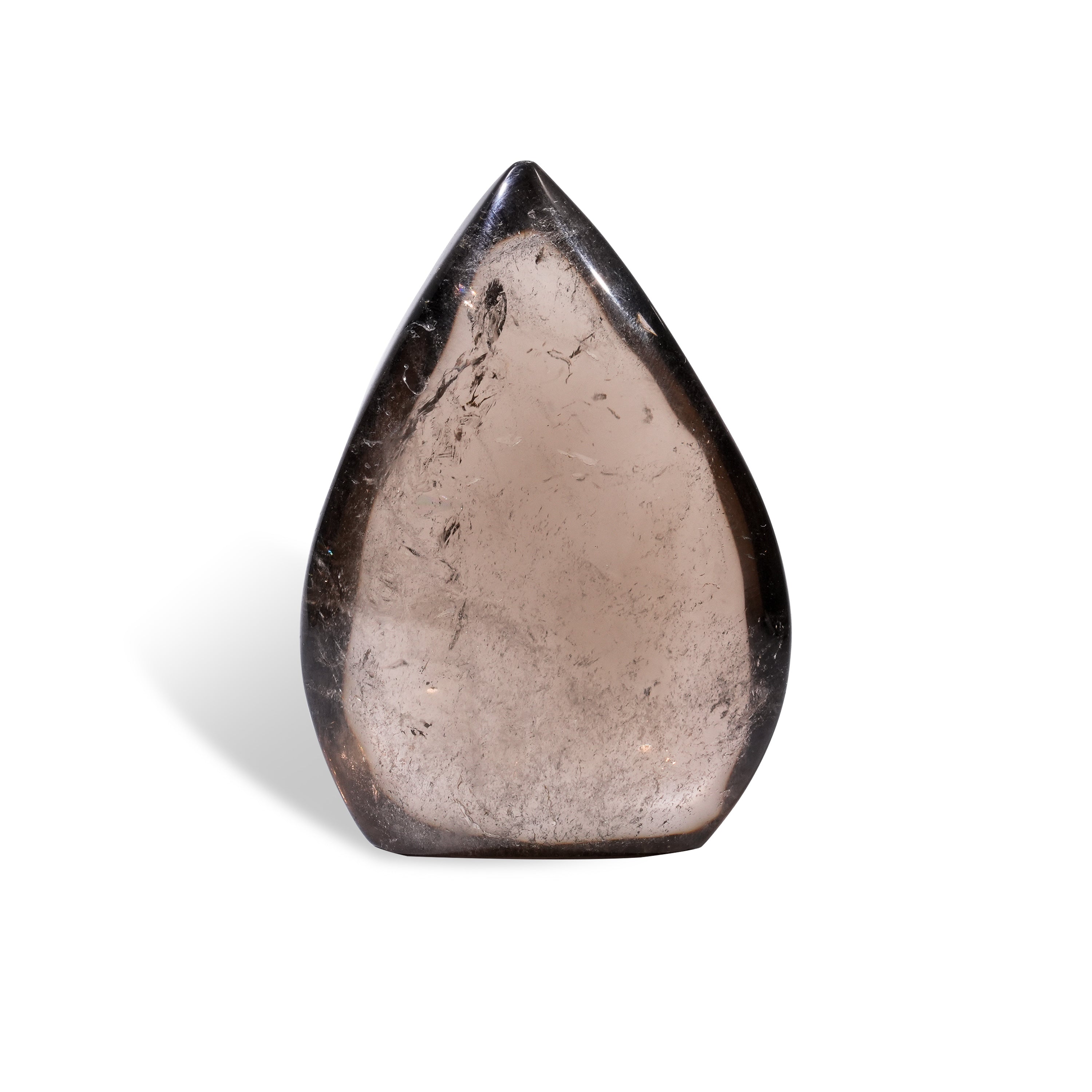 Smoky Quartz Flame Freeform-Helmsman Crystal