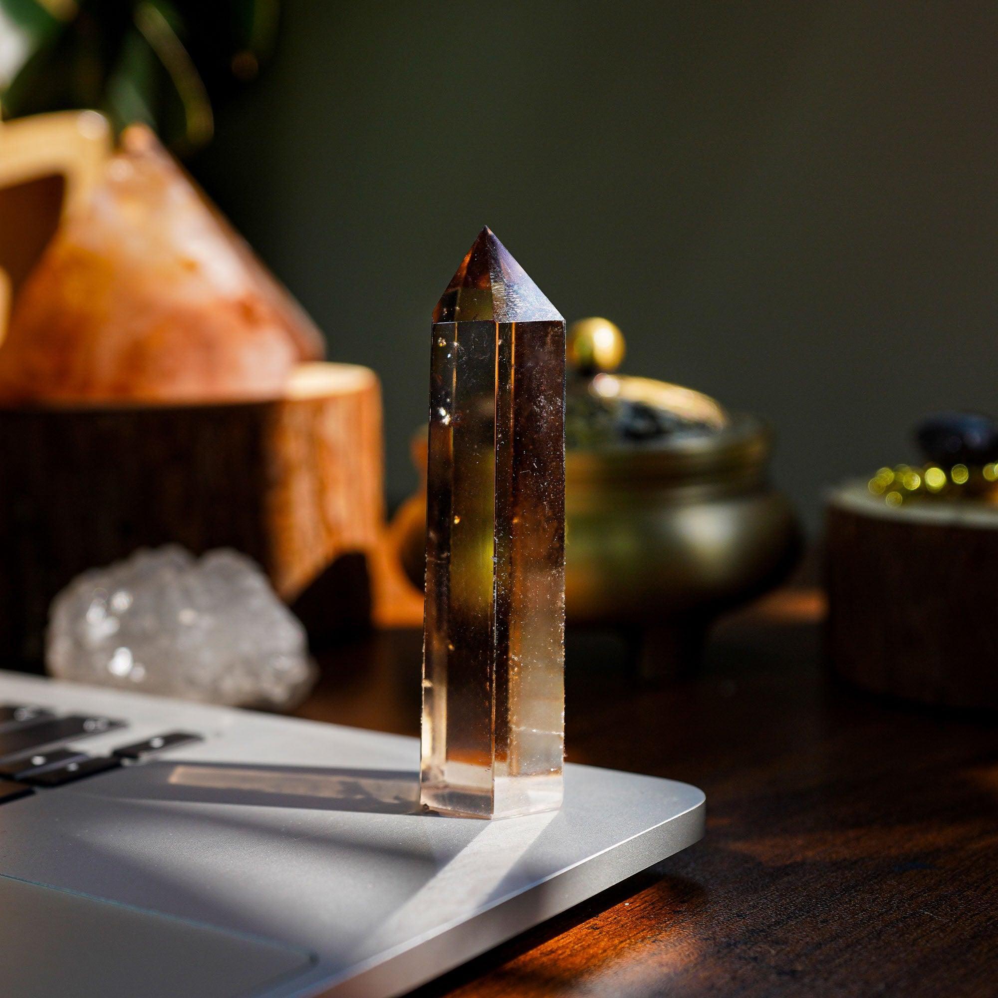 Smoky Quartz Point - helmsman - crystal