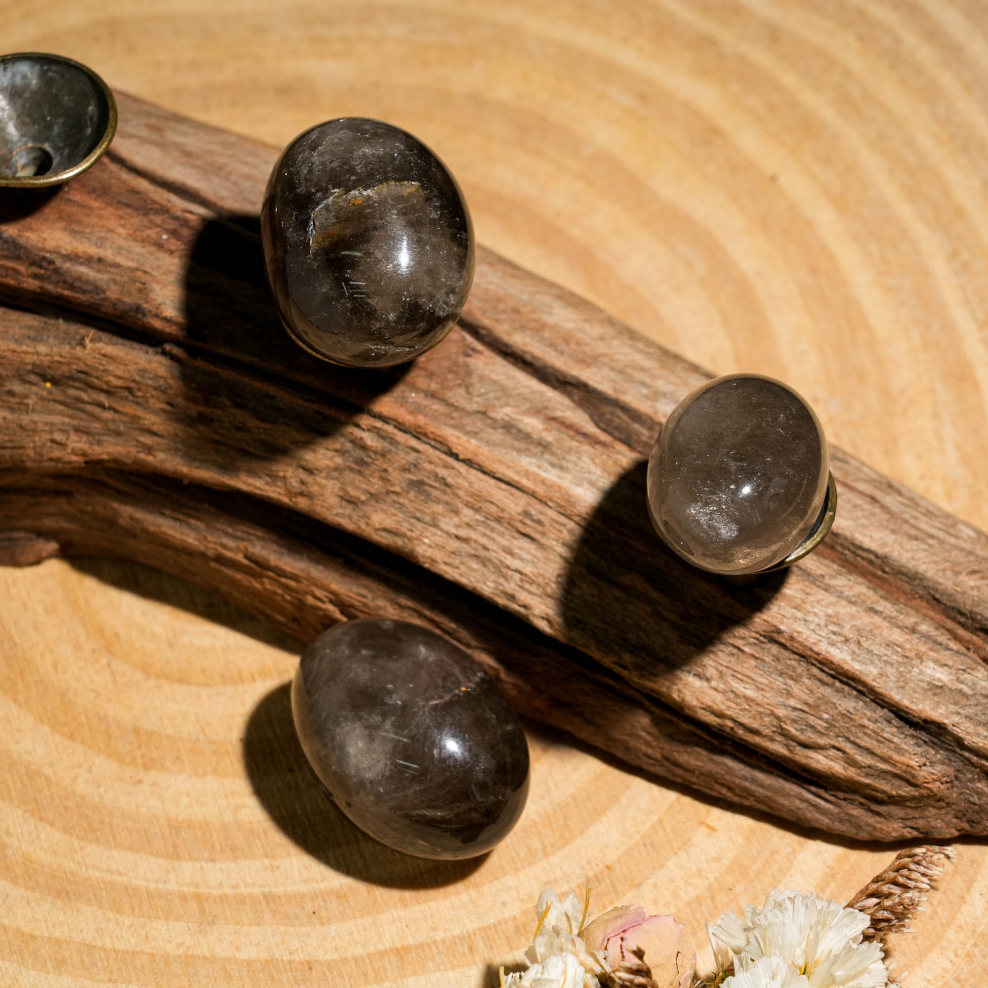 Smoky Quartz Tumbled Stone Set - helmsman - crystal
