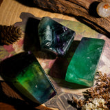 Snowflake Fluorite Freeform - helmsman - crystal
