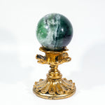 Snowflake Fluorite Sphere - helmsman - crystal