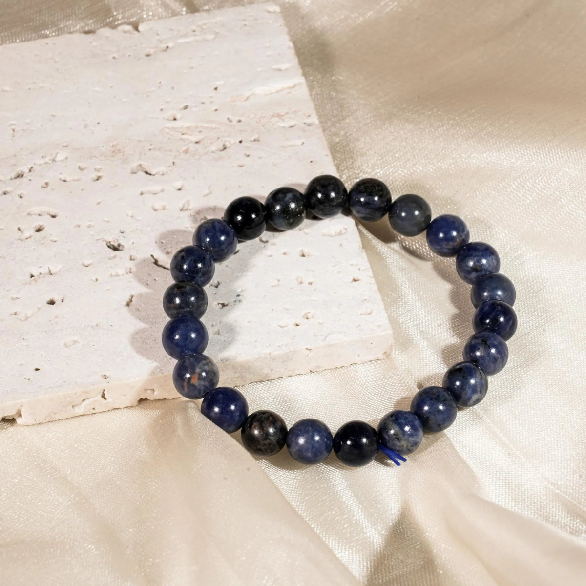 Sodalite Crystal Bracelet - helmsman - crystal