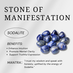 Sodalite Crystal Bracelet-Helmsman Crystal