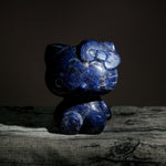 Sodalite Hello Kitty Carving - helmsman - crystal