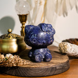 Sodalite Hello Kitty Carving-Helmsman Crystal