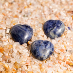 Sodalite Mini Heart Set-Helmsman Crystal