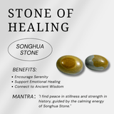 Songhua Stone Tumbled Stone Set - helmsman - crystal