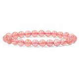 Strawberry Quartz Bracelet - helmsman - crystal