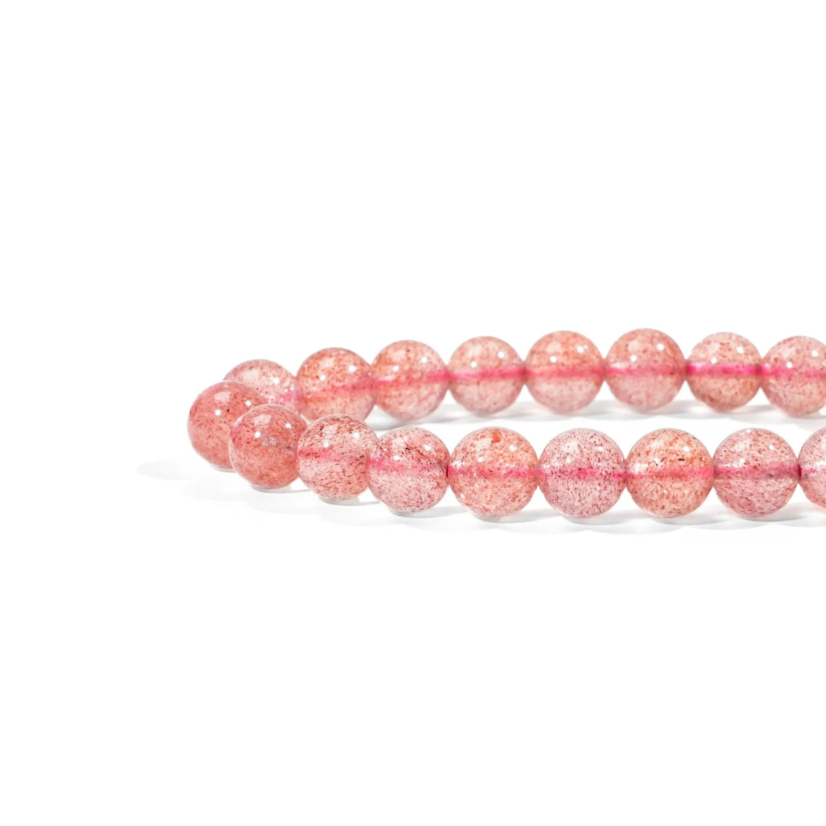 Strawberry Quartz Bracelet - helmsman - crystal