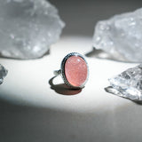 Strawberry Quartz Ring - helmsman - crystal
