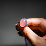 Strawberry Quartz Ring - helmsman - crystal