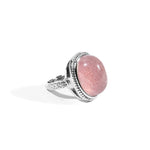 Strawberry Quartz Ring - helmsman - crystal