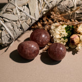 Strawberry Quartz Tumbled Stone Set - helmsman - crystal