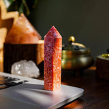 Sunstone Crystal Point - helmsman - crystal