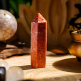 Sunstone Crystal Point - helmsman - crystal
