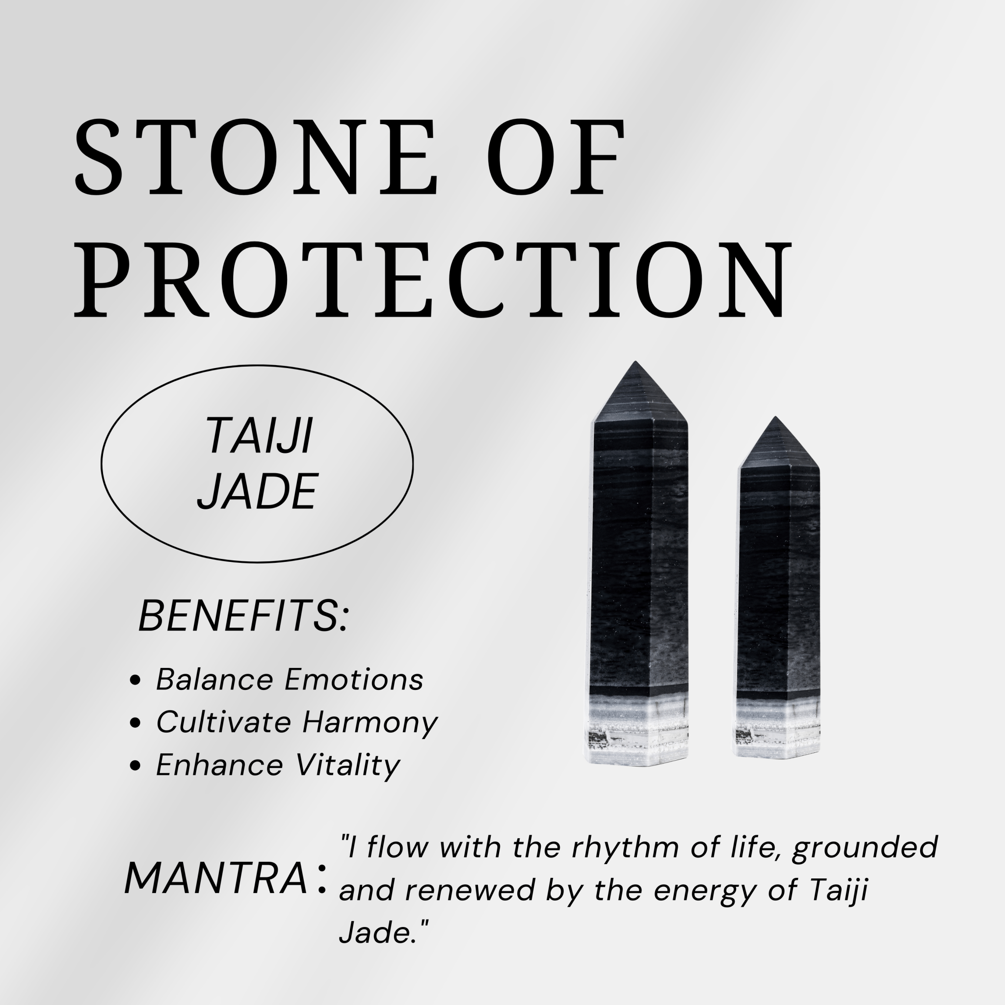 Taiji Jade Point - helmsman - crystal