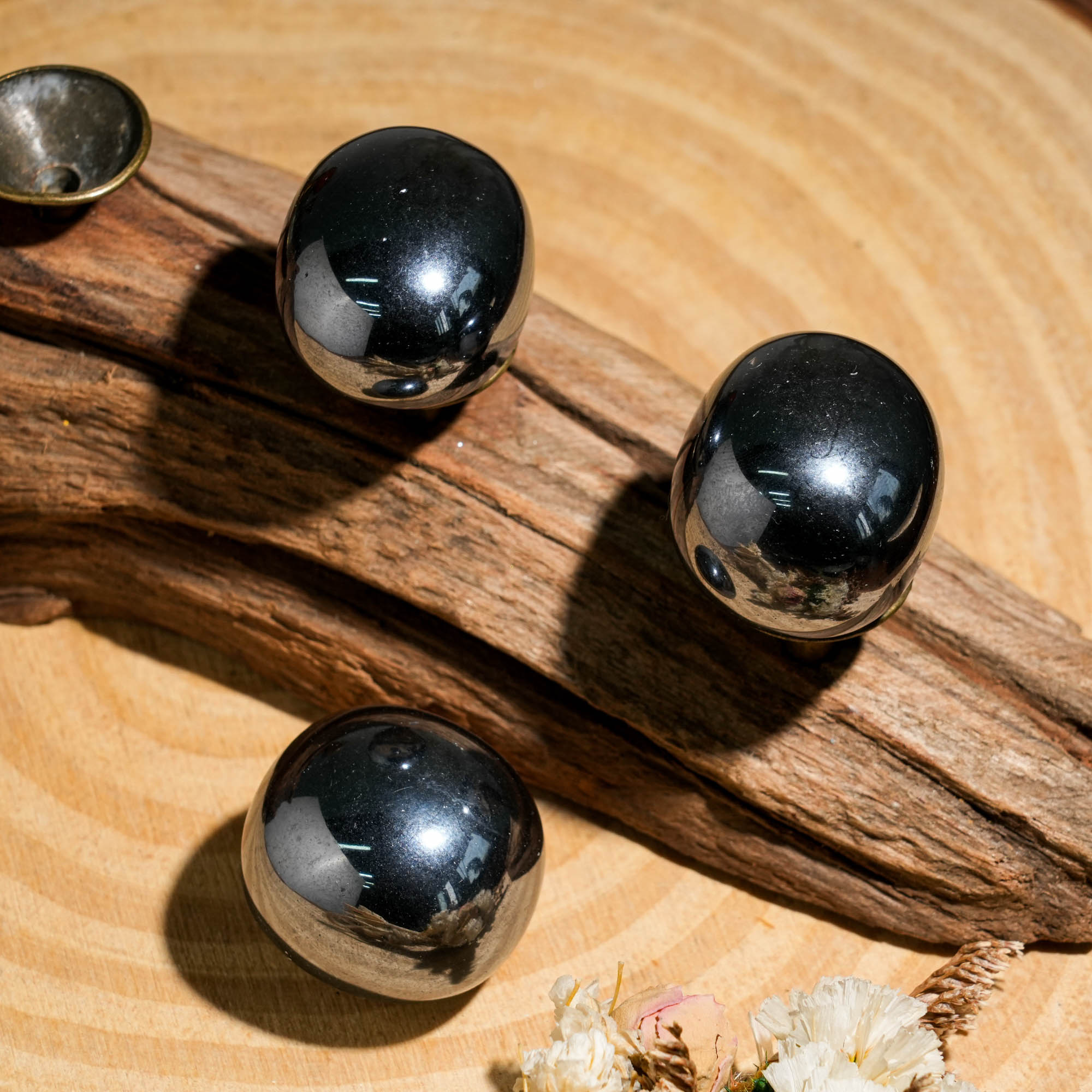 Terahertz Tumbled Stone Set - helmsman - crystal
