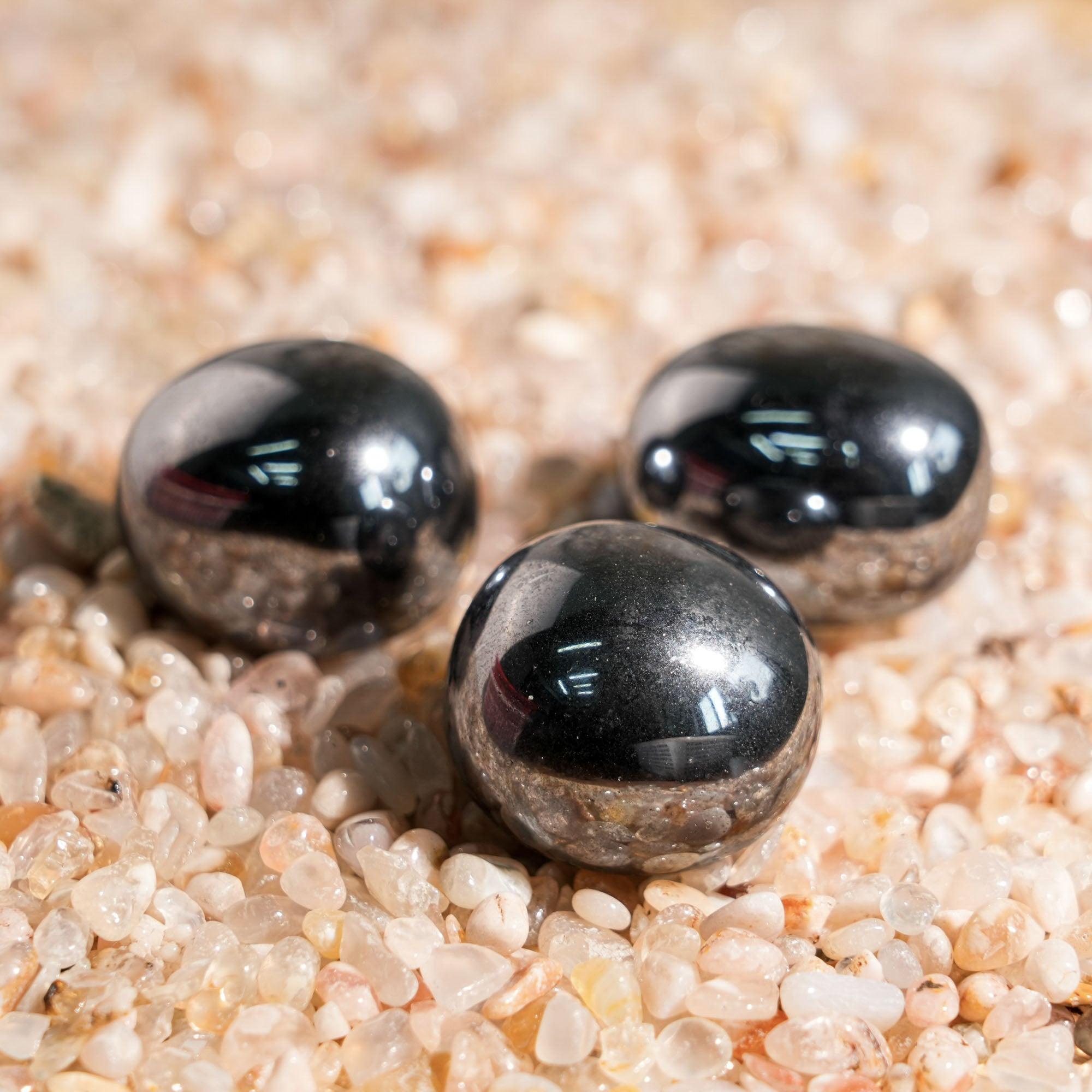 Terahertz Tumbled Stone Set - helmsman - crystal