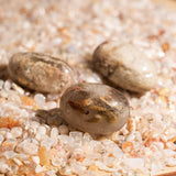 Thousand Layer Quartz Tumbled Stone Set - helmsman - crystal